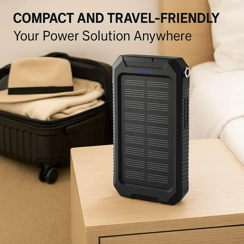 500000mAh Wodoodporny Ładowarka Słoneczna Power Bank Zewnętrzny