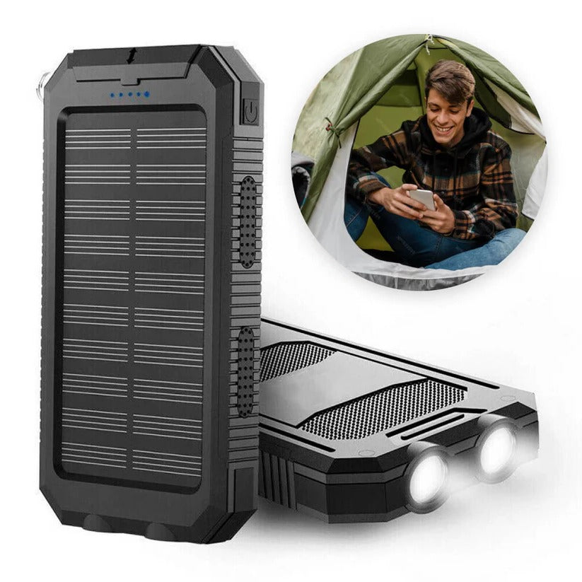 500000mAh Wodoodporny Ładowarka Słoneczna Power Bank Zewnętrzny