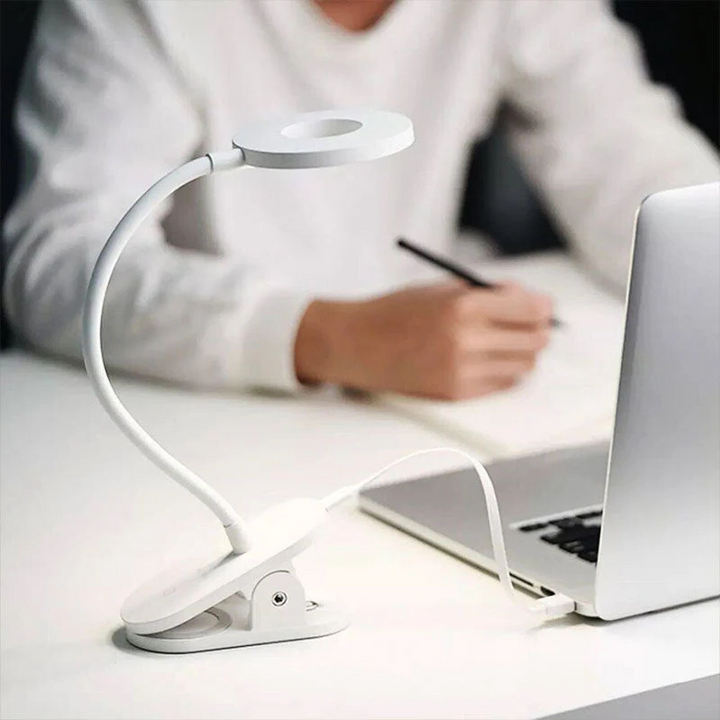 Bezprzewodowa Lampa Biurkowa z Klipsem