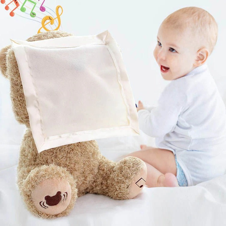 Peek-A-Boo-Teddy - Interaktywny Pluszowy Zabawka