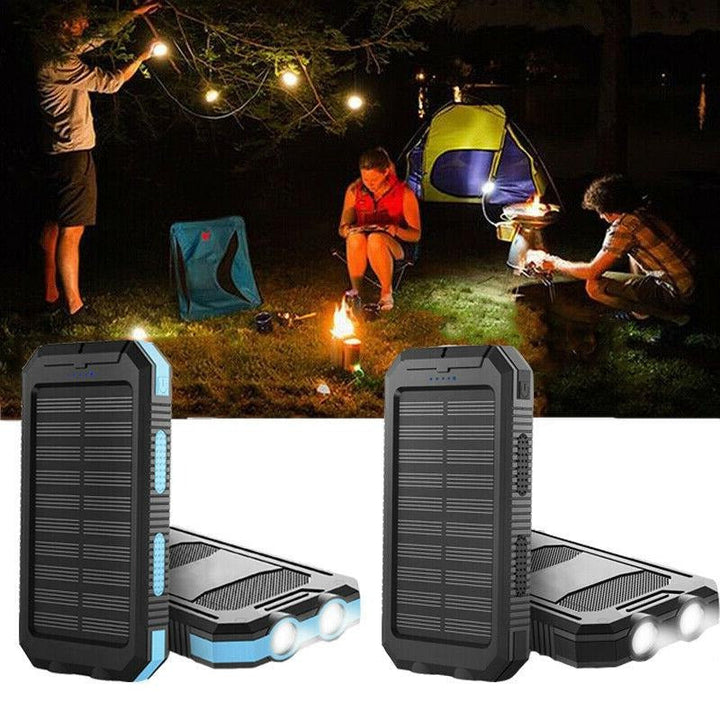 500000mAh Wodoodporny Ładowarka Słoneczna Power Bank Zewnętrzny