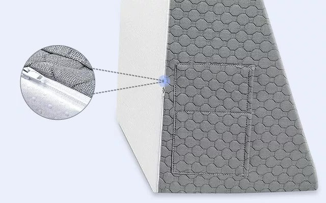 Poduszka Wedge z Pianki Memory Foam w Kształcie Trójkąta do Spania