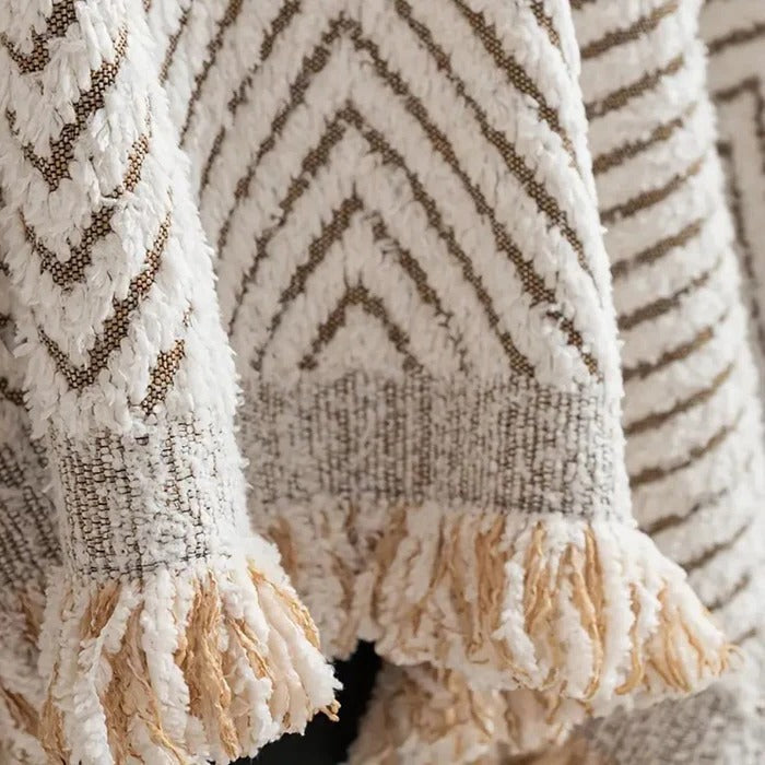 Pokrowiec na Sofę w Wzór Herringbone