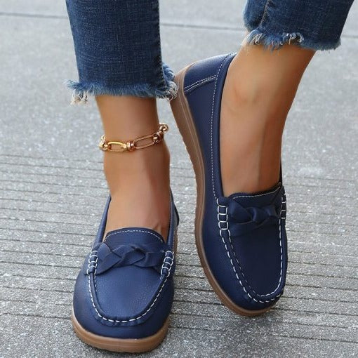 Kobiece buty Skórzane Mokasyny na Wędrówki