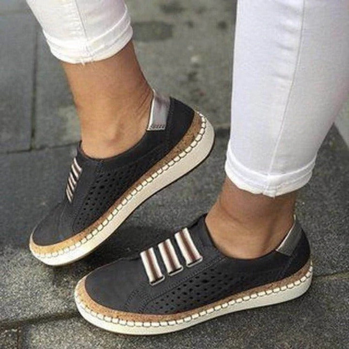 Kobiece Oddychające Sneakersy z Płaskim Dnem do Korekcji Halluksów