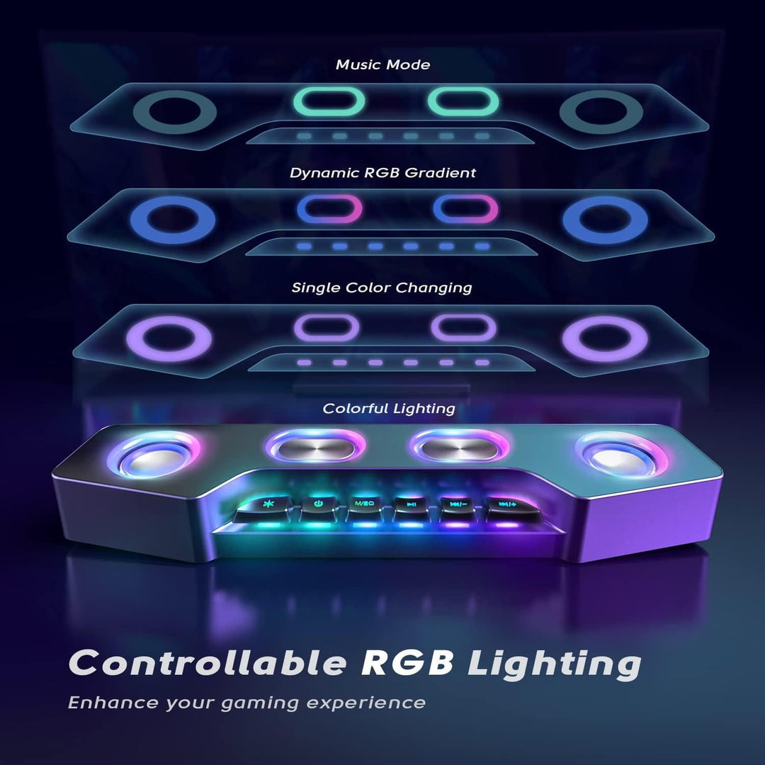 Bezprzewodowe głośniki RGB do komputera