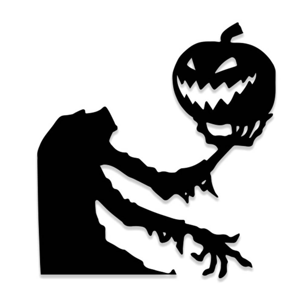 Straszne Dekoracje Okienne na Halloween