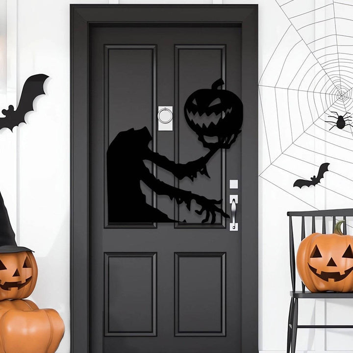 Straszne Dekoracje Okienne na Halloween