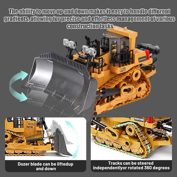Zdalnie Sterowany Koparka Bulldozer Wywrotka 4WD