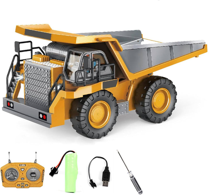 Zdalnie Sterowany Koparka Bulldozer Wywrotka 4WD