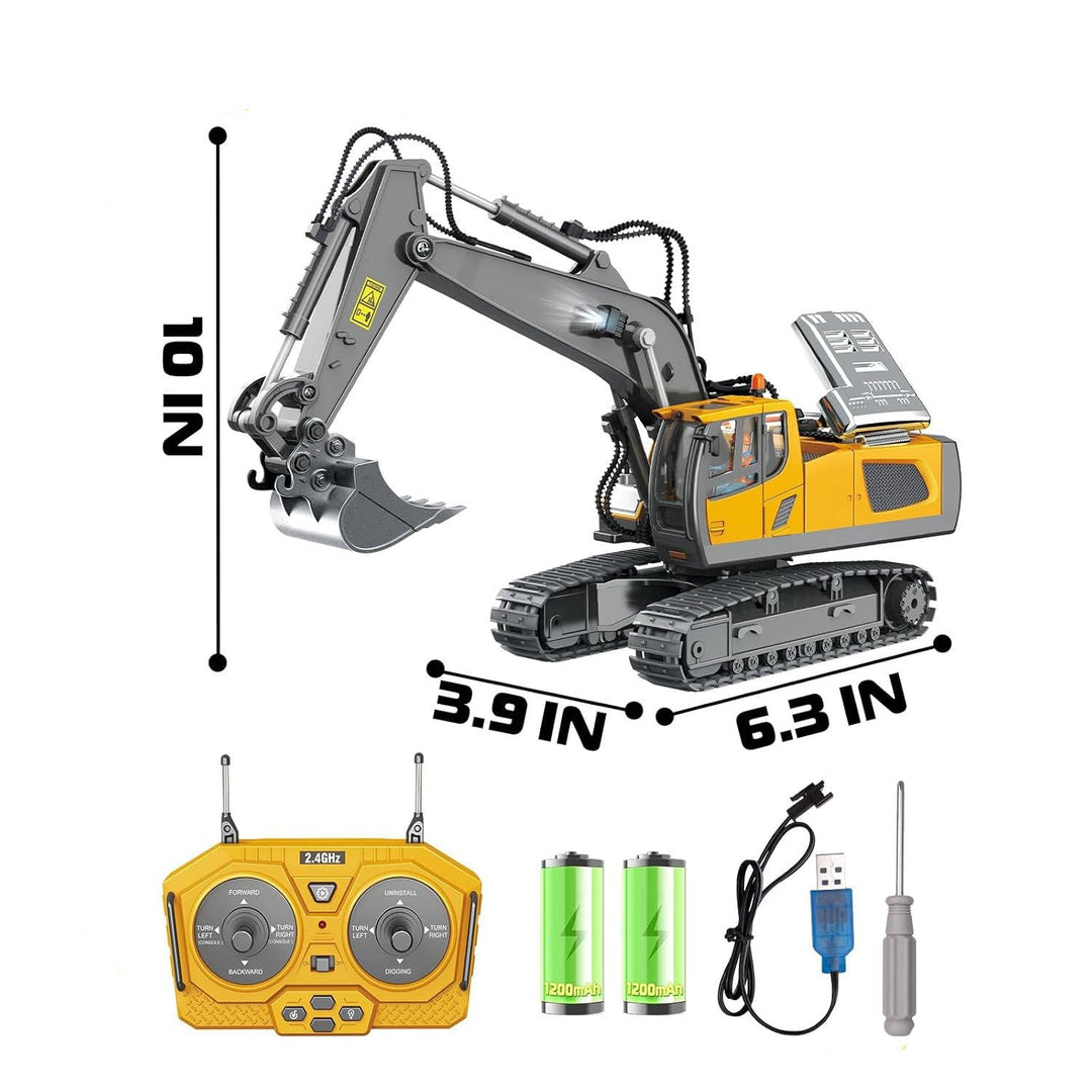 Zdalnie Sterowany Koparka Bulldozer Wywrotka 4WD