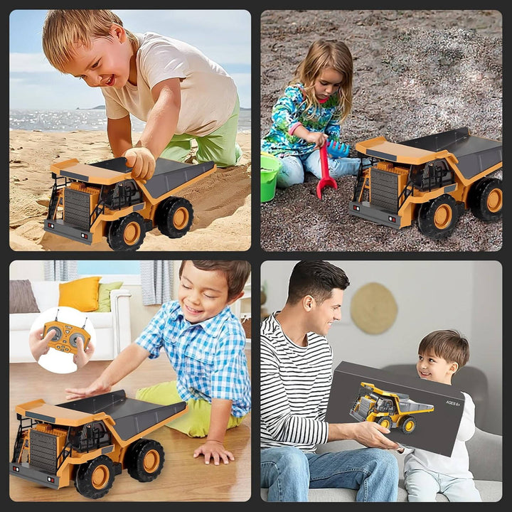 Zdalnie Sterowany Koparka Bulldozer Wywrotka 4WD