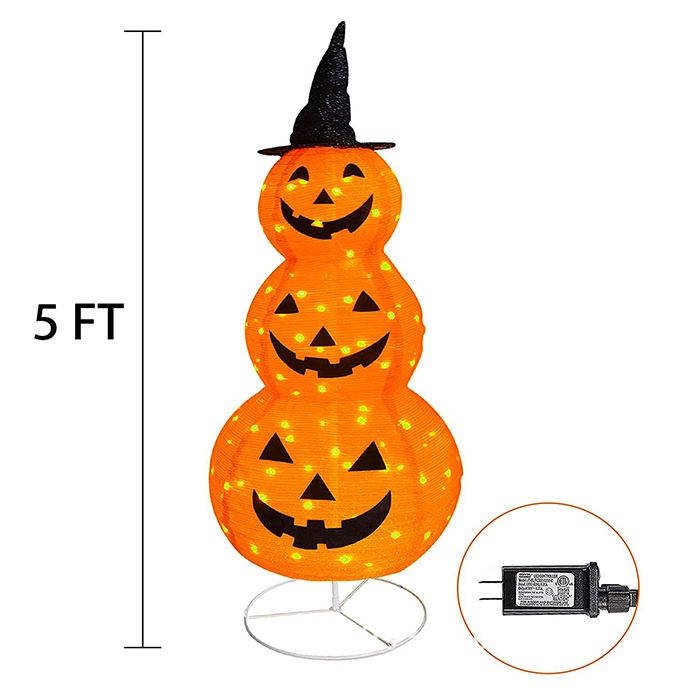 Dekoracje na Halloween w Kształcie Dyni na Zewnątrz