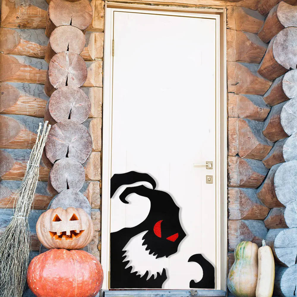 Straszne Dekoracje Okienne na Halloween