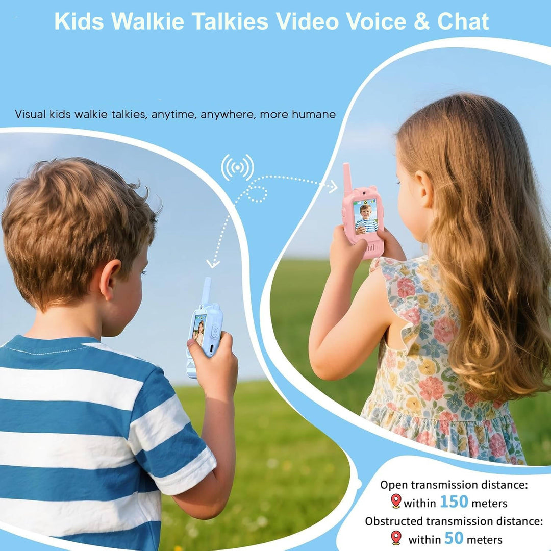 Dziecięce Walkie Talkie z Wideo, Głosem i Czatem 2 Zestaw