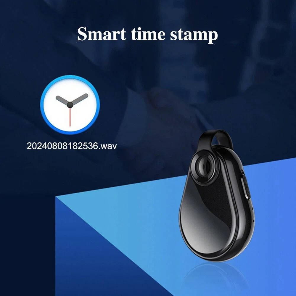 Naszyjnik z ukrytą kamerą z dźwiękiem i wideo