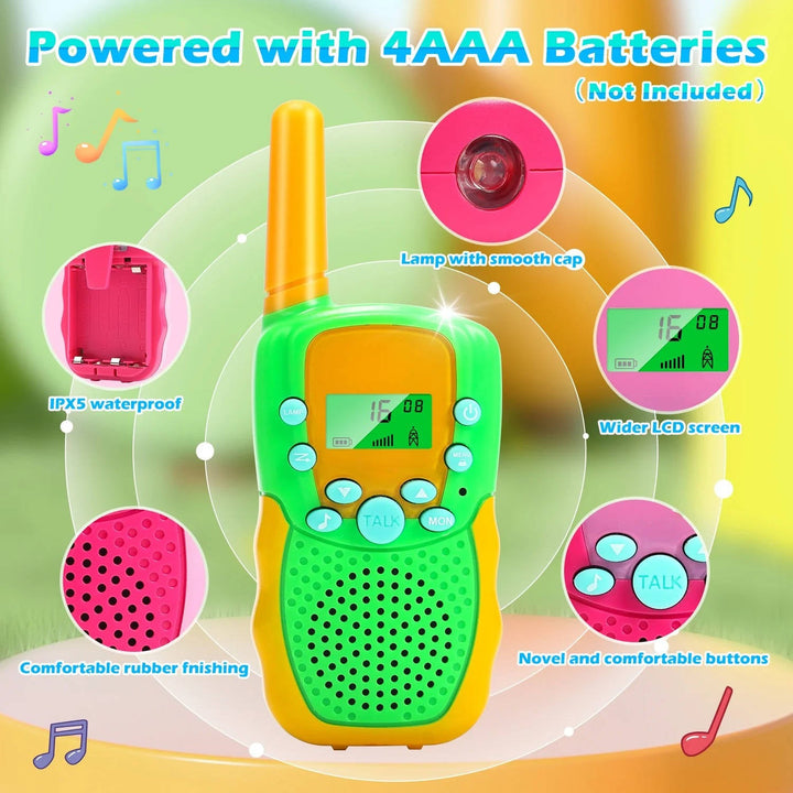 Walkie Talkie dla Dzieci (Zestaw 3 Sztuk)