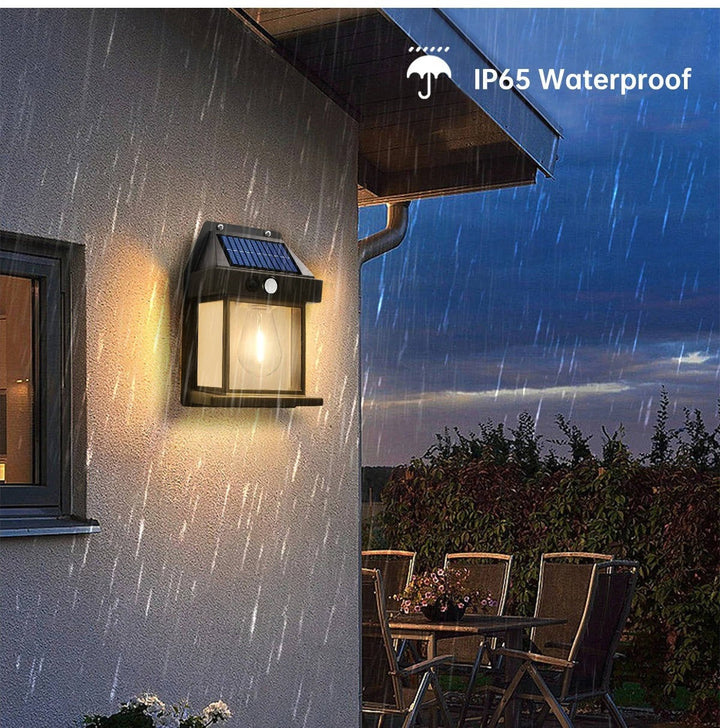 2 Zestaw Lamp Solarnych na Ścianę na Zewnątrz