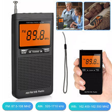 Przenośne radio kieszonkowe AM/FM