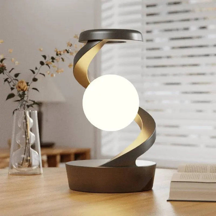 Lampa Księżycowa Levitująca z Kontrolą Gestów i Ładowaniem Bezprzewodowym