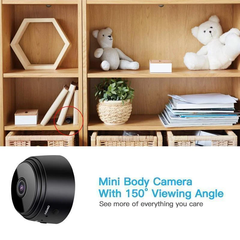 1080p Magnetyczna Mini Kamera WiFi