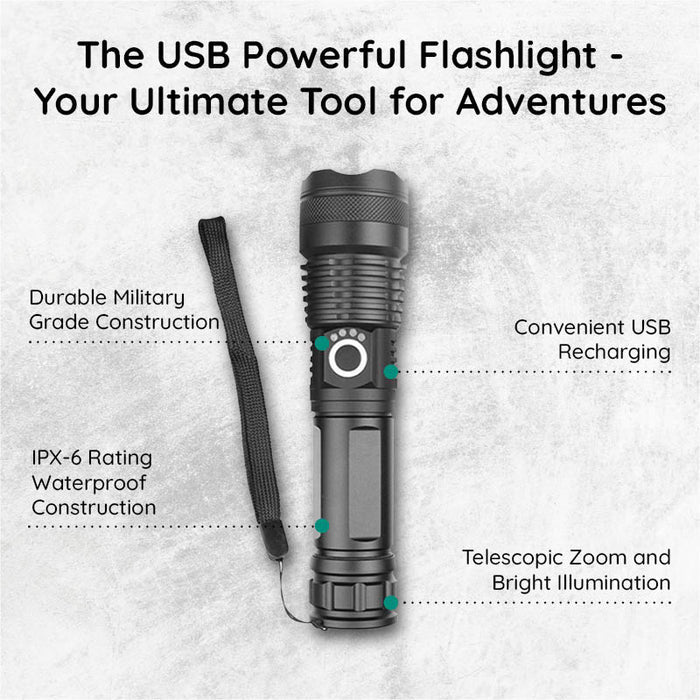 USB Potężna Latarka