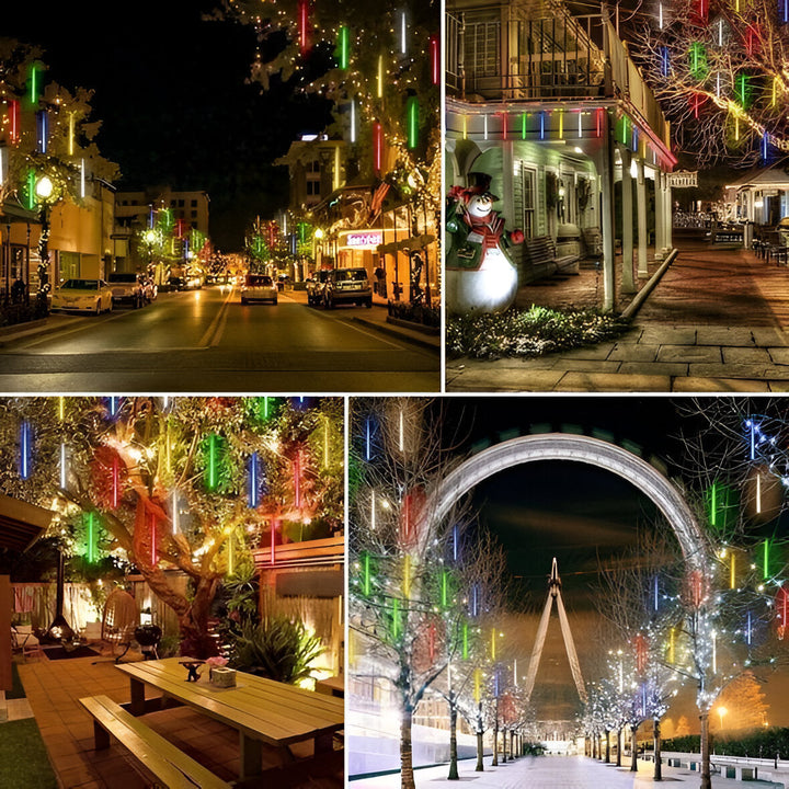 Lampki Girlandy Opadającego Śniegu (zestaw 8)