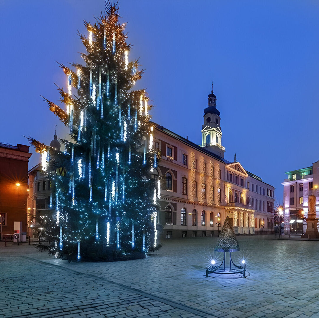 Lampki Girlandy Opadającego Śniegu (zestaw 8)