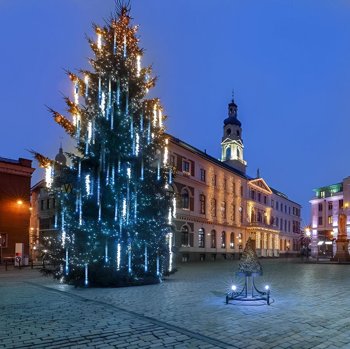 Lampki Girlandy Opadającego Śniegu (zestaw 8)