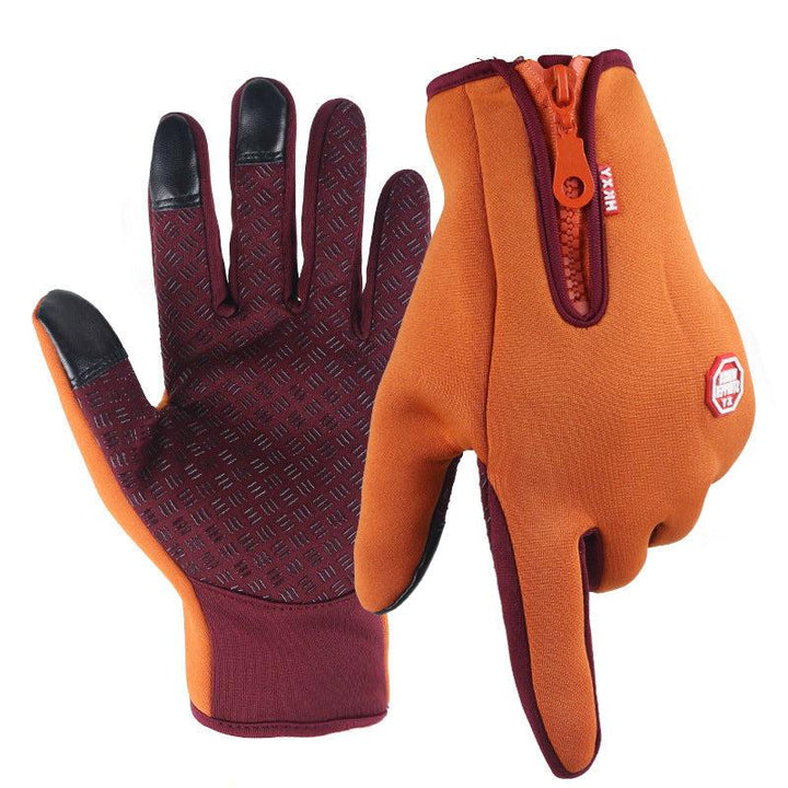 Ultra-cienkie rękawice termiczne - Unisex, dotykowe rękawice zimowe z polaru