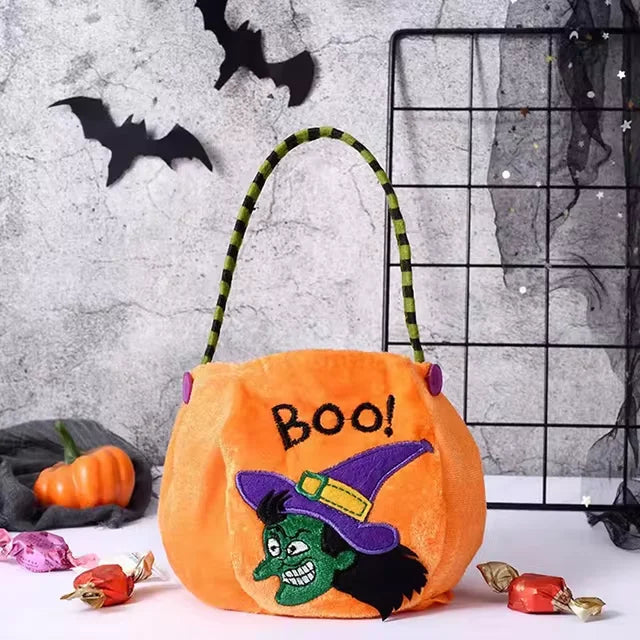 Torba na Halloween w kształcie dyni dla dzieci
