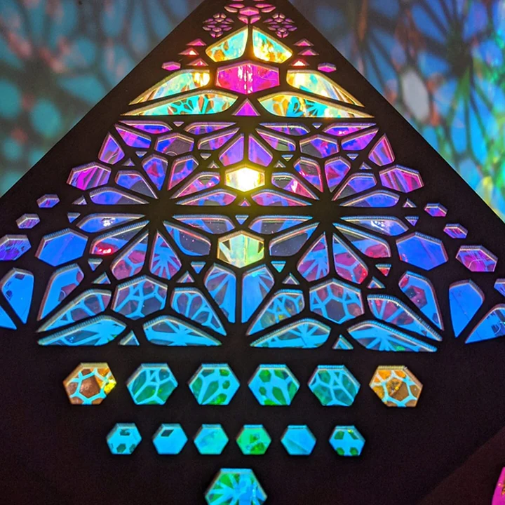 Lampka Projekcyjna Boho Kolorowa Nocna Lampa