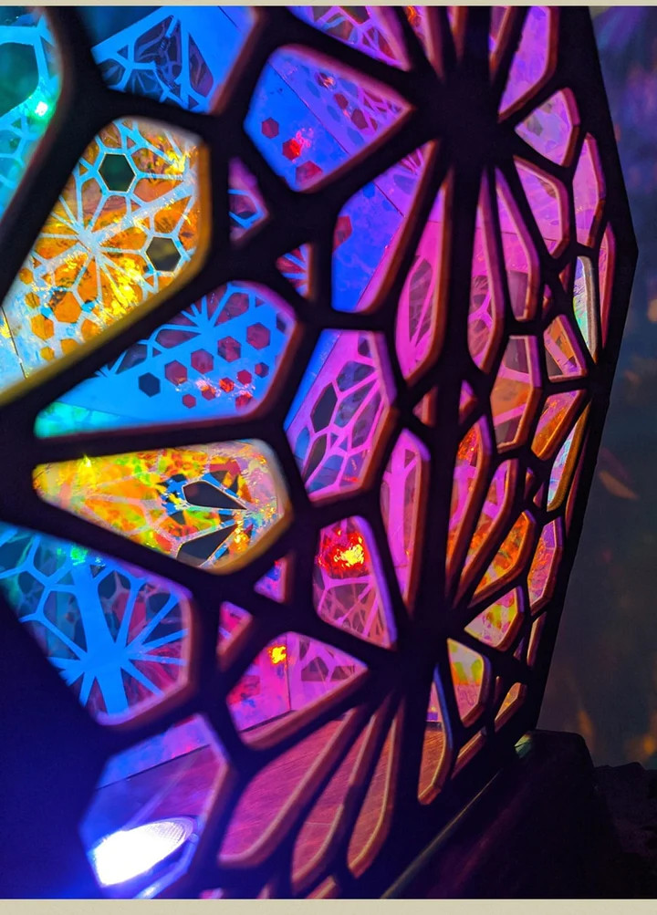 Lampka Projekcyjna Boho Kolorowa Nocna Lampa