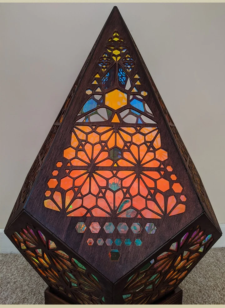 Lampka Projekcyjna Boho Kolorowa Nocna Lampa