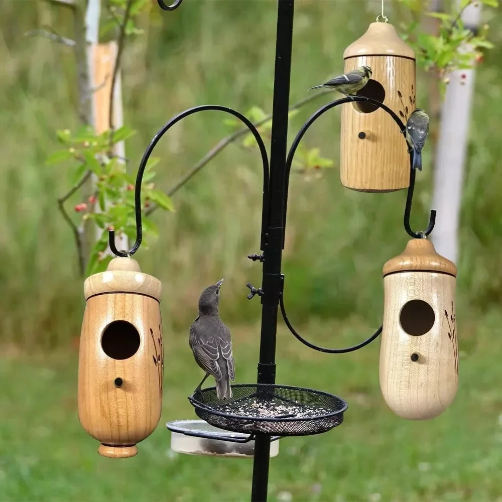 Drewniany Domek dla Kolibrów - Prezent dla Miłośników Natury