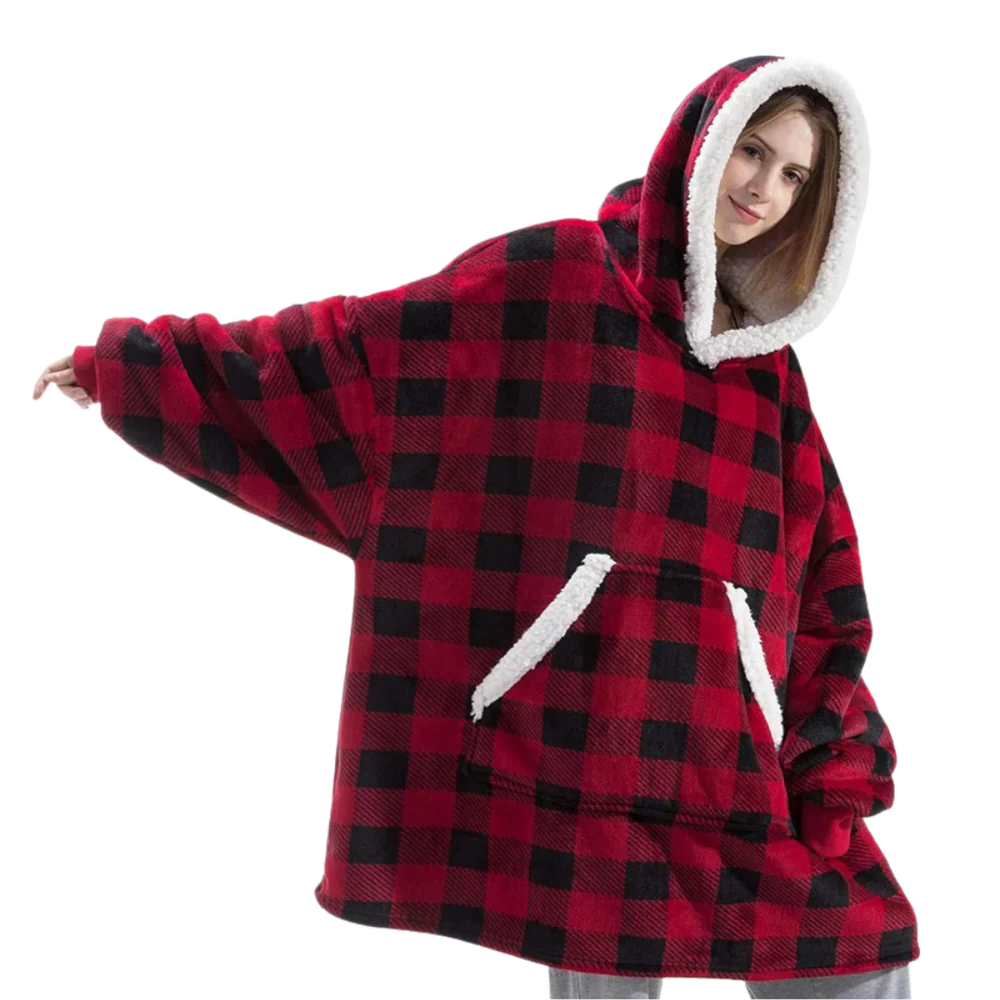 Gigantyczny Koc-Hoodie