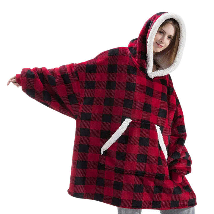 Gigantyczny Koc-Hoodie