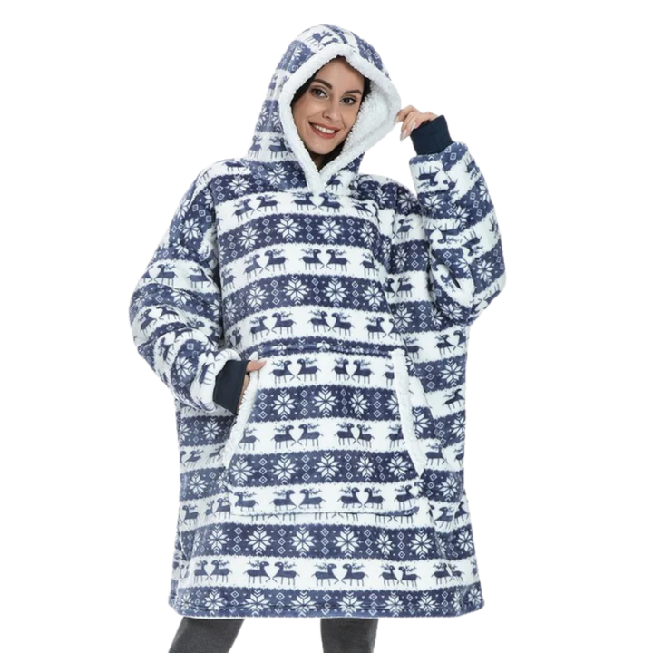 Gigantyczny Koc-Hoodie