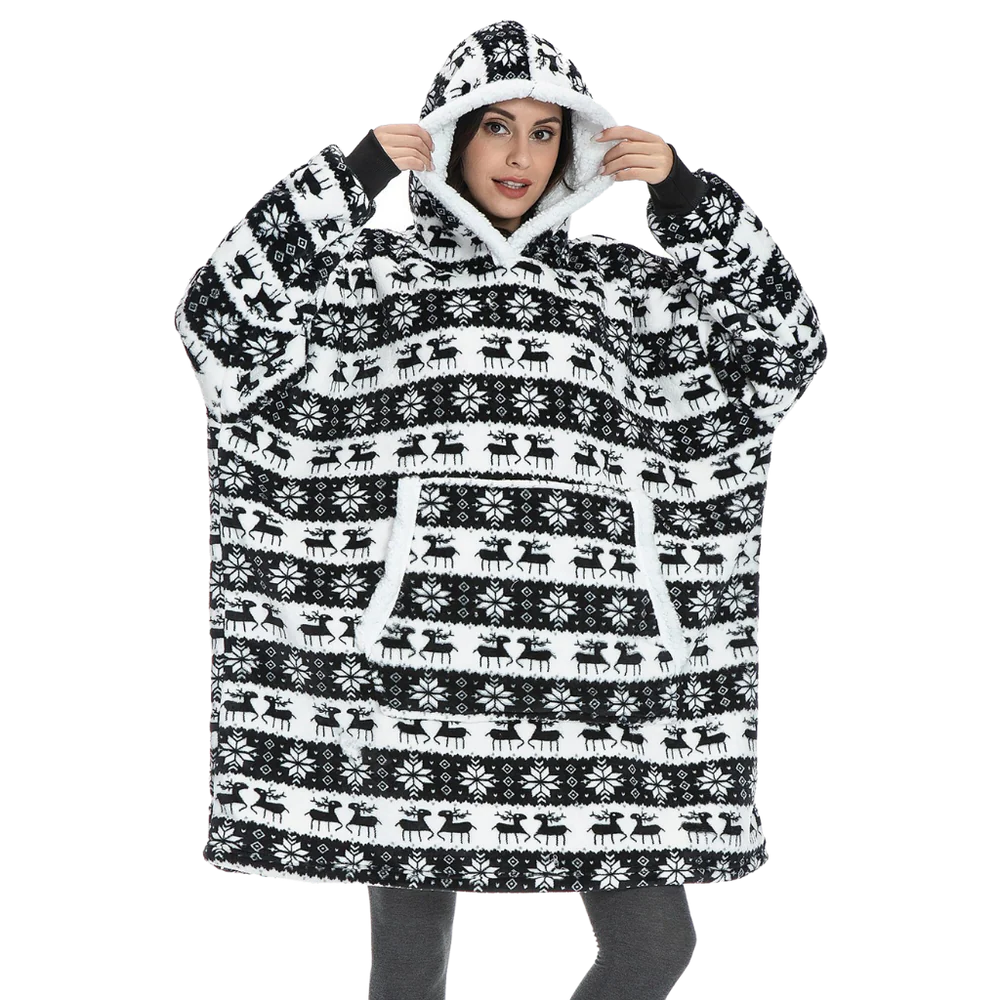 Gigantyczny Koc-Hoodie
