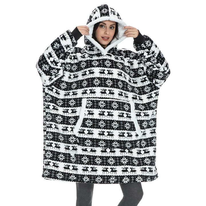 Gigantyczny Koc-Hoodie