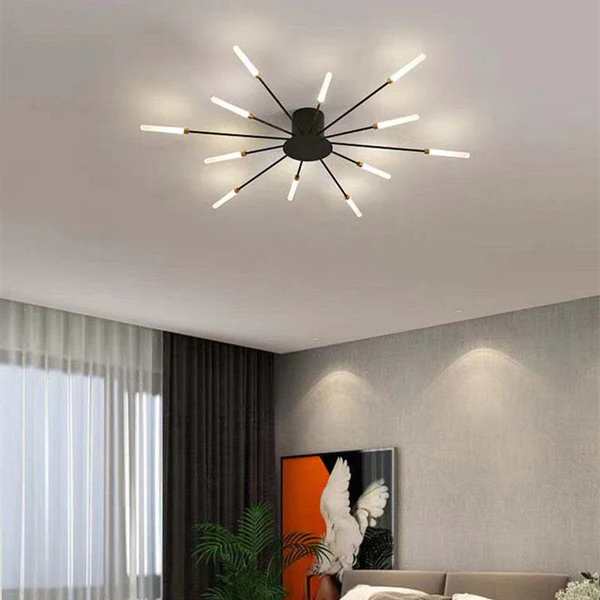 Lampa sufitowa w stylu Flush Mount Fireworks | Salon/Sypialnia