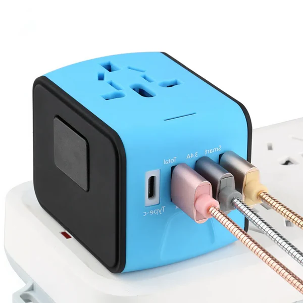 Uniwersalny Adapter Podróżny z Wieloma Portami