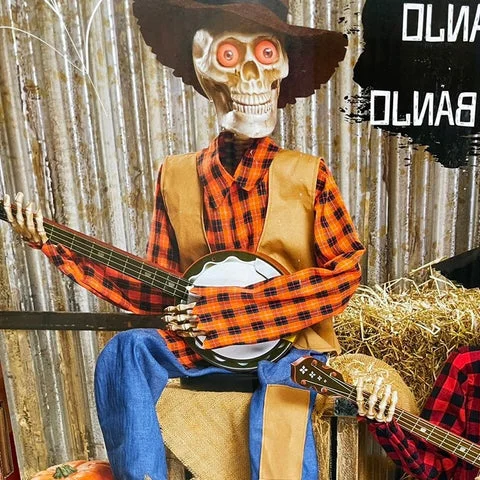 Zabawne Animowane Szkielety Grające na Banjo