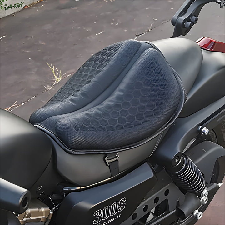 Poduszka żelowa na siedzenie motocykla na długie przejażdżki