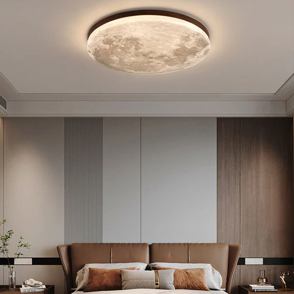 Nordycka Minimalistyczna Lampa Sufitowa LED Moon z Akrylu