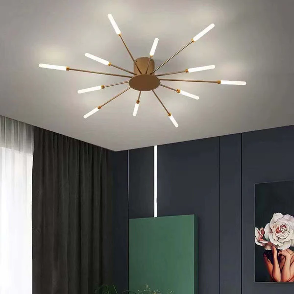 Lampa sufitowa w stylu Flush Mount Fireworks | Salon/Sypialnia
