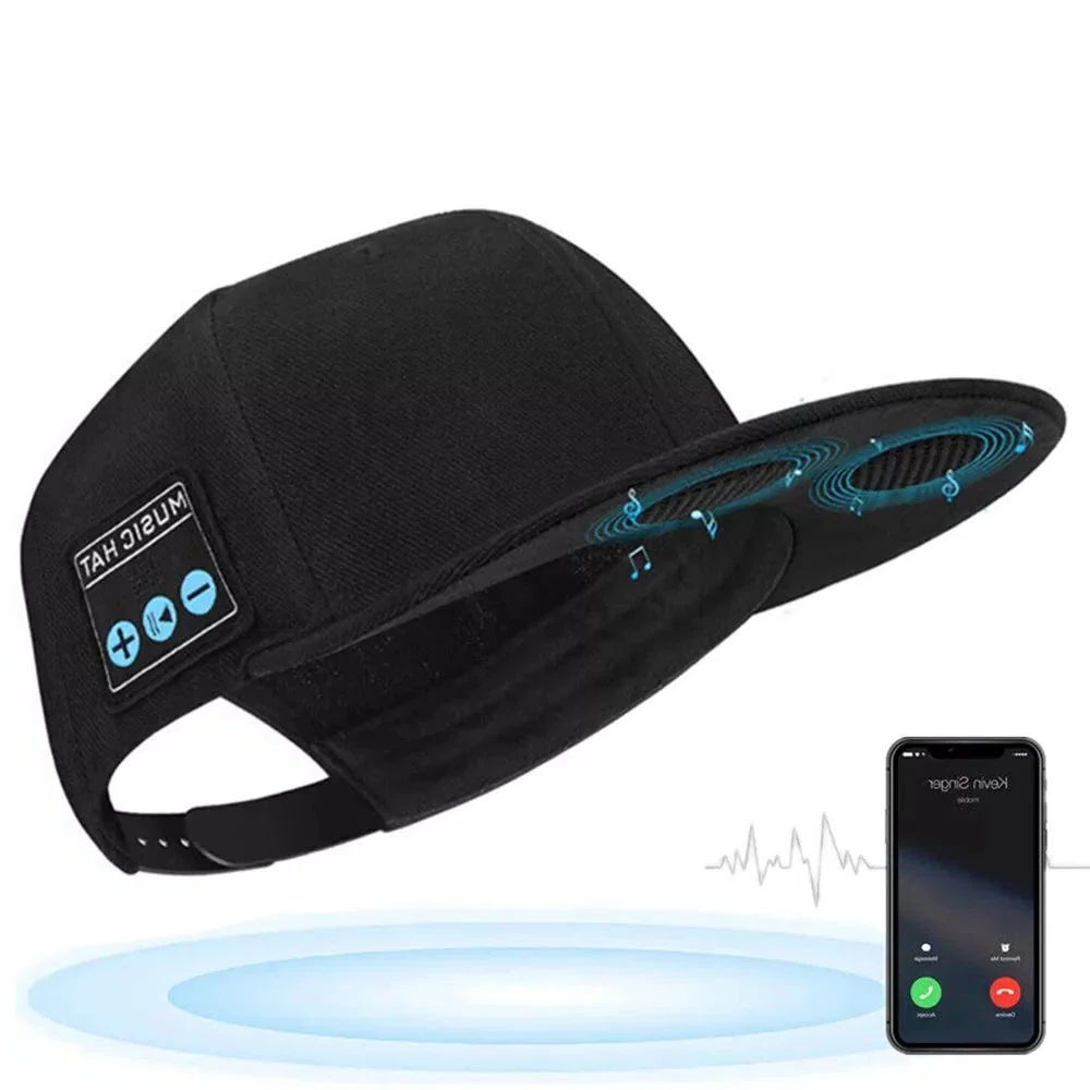Czapka z Głośnikiem Bluetooth – Bezprzewodowa, Wodoodporna i Stylowa