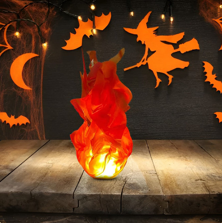Halloweenowa Latająca Kula Ognia - LED Świecąca Ozdoba w Kształcie Kuli Ognia