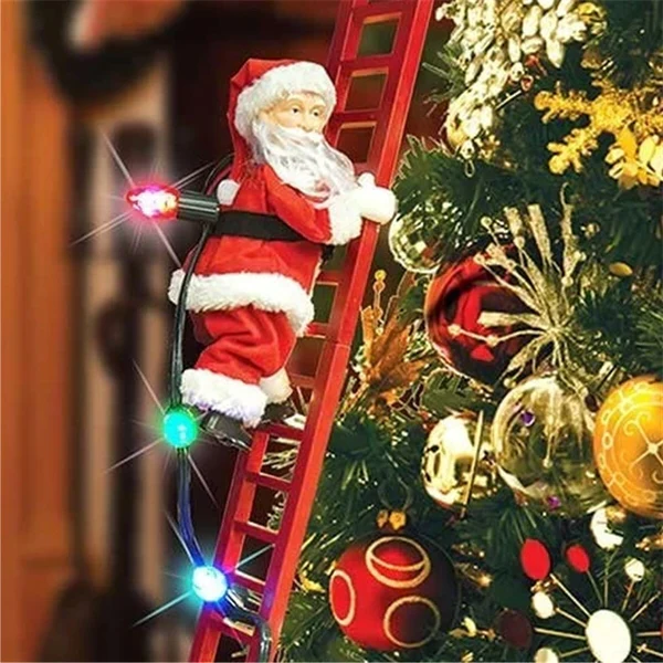 Wspinający się Święty Mikołaj