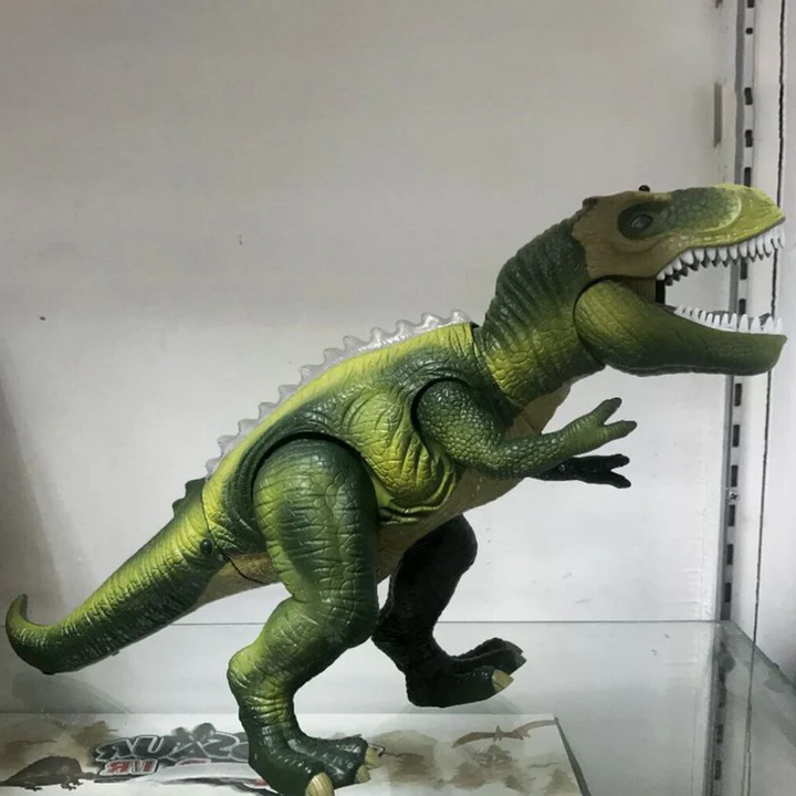 Zdalnie Sterowany Dinozaur T-Rex z Podświetleniem LED, Chodzący i Ryczący Realistyczny Zabawka Dinozaur